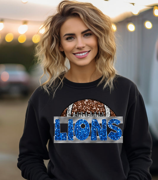 Lions glitter effect sweatshirt